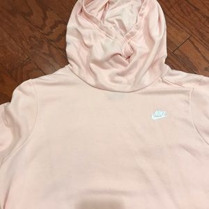 Pink Nike hoodie